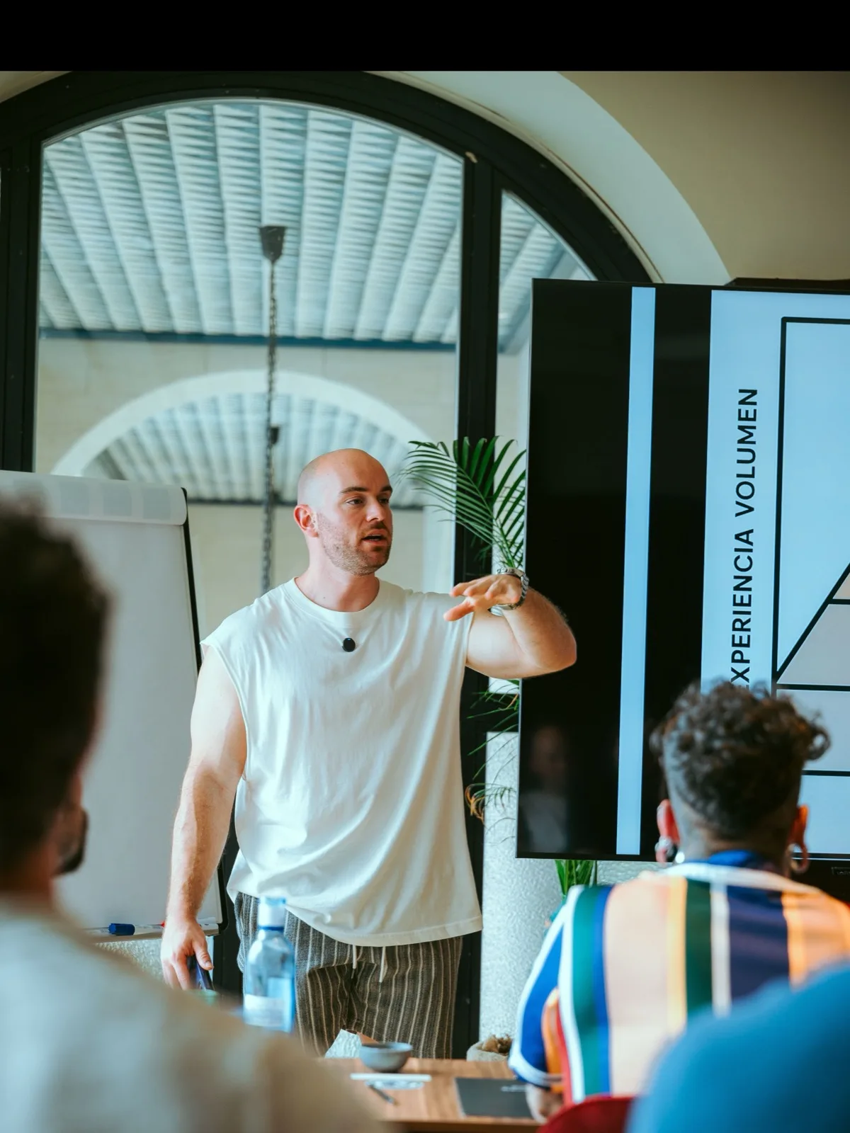 Rubén Castro dando el curso